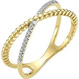 Женское золотое кольцо с бриллиантами, 1611861