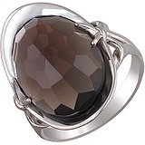Женское серебряное кольцо с кварцем, 1647957