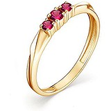 Женское золотое кольцо с рубинами, 1666901