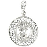 Серебряный кулон "Водолей", 1674837