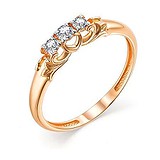 Золотое кольцо с бриллиантами, 1703765