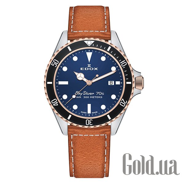 

Швейцарские часы Edox, Мужские часы SkyDiver 70s 53017 357RNC BUI