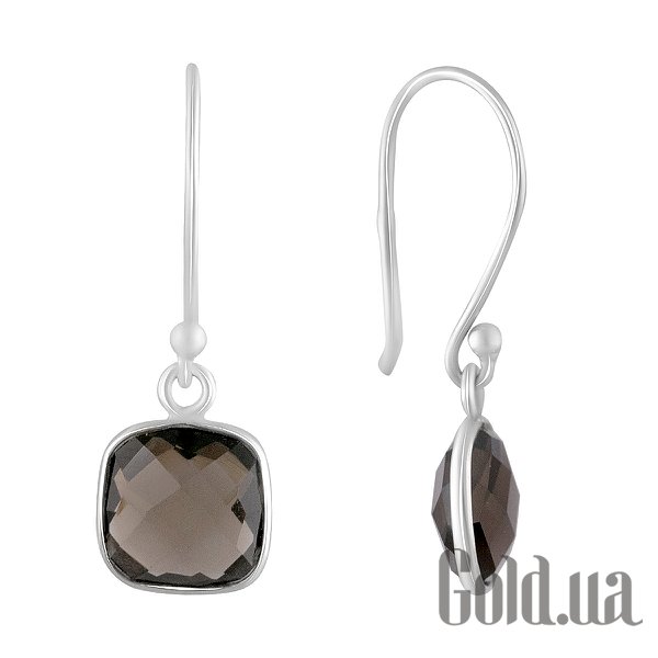 

Серьги с подвесками Fresh Jewelry, Серебряные серьги с раухтопазами