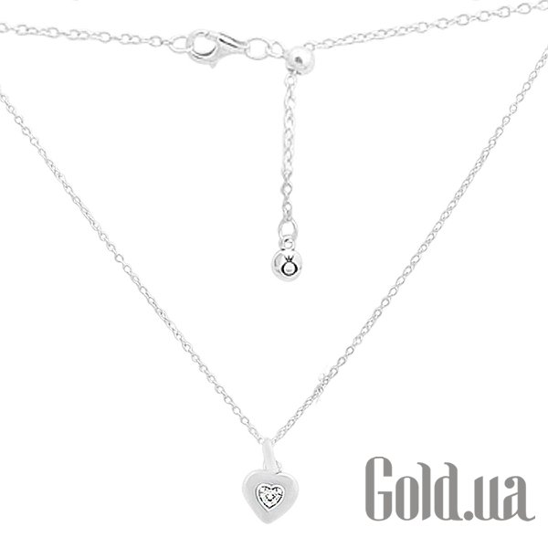 

Кулоны-сердечки Fresh Jewelry, Серебряный кулон с цепочкой с куб. цирконием