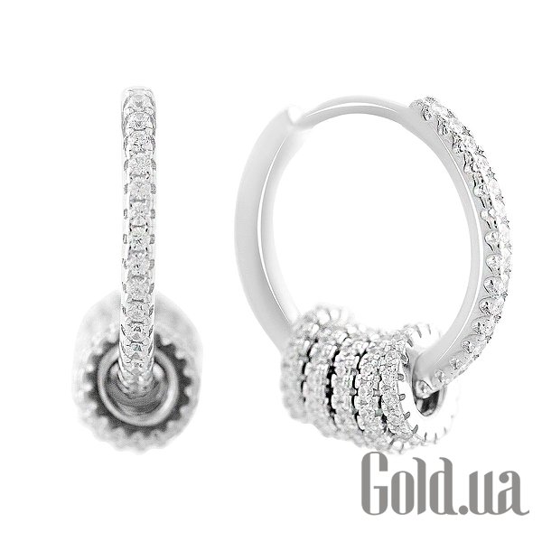 

Серьги с подвесками Fresh Jewelry, Серебряные серьги с куб. циркониями