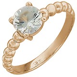 Женское золотое кольцо с топазом, 1618006