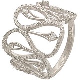 Женское золотое кольцо с бриллиантами, 1619286