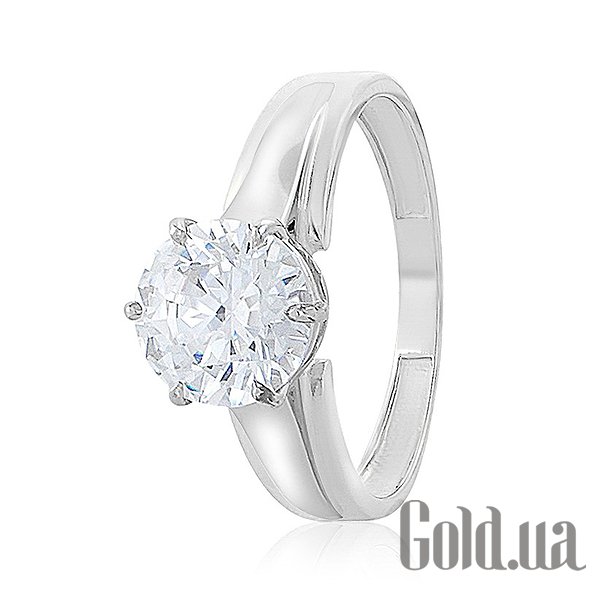 

Кольцо Украина, Золотое кольцо с Swarovski Zirconia, 18.5