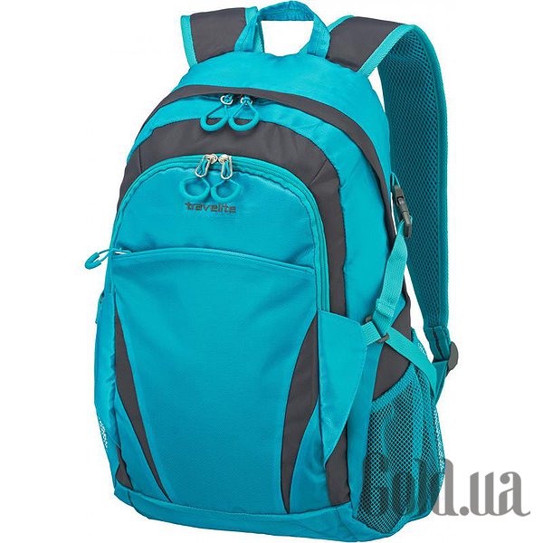 

Рюкзак Travelite, Черный;голубой, Рюкзак Basics TL096236-25