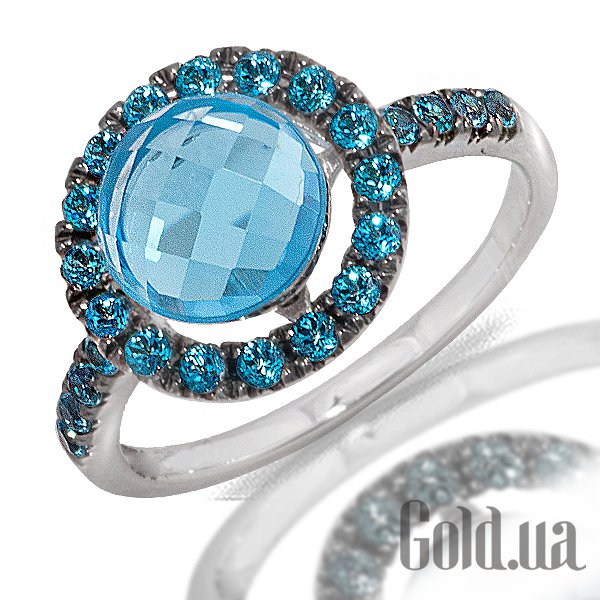 

Кольцо Lurie Jewelry, Женское золотое кольцо с топазами, 16.5