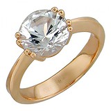Женское золотое кольцо с топазом, 1618007