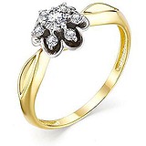 Золотое кольцо с бриллиантами, 1621847