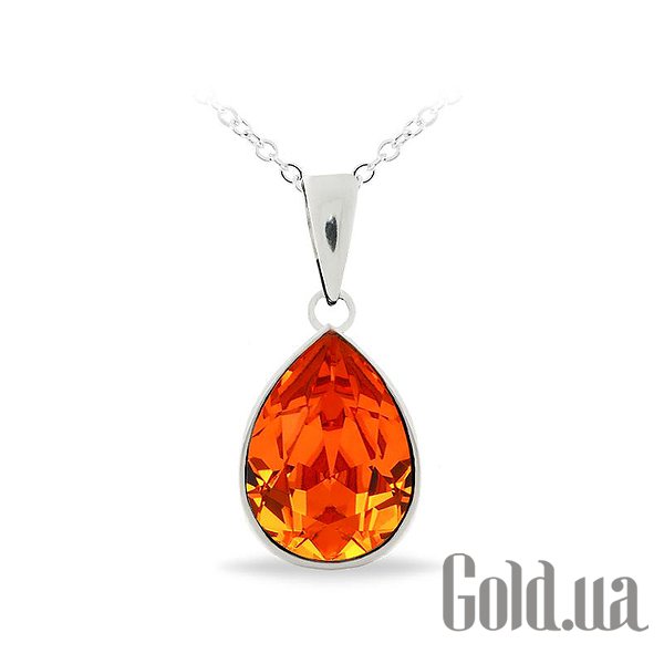 

Женские колье и кулоны Kobi, Стальной, Кулон с цепочкой с кристаллом Swarovski