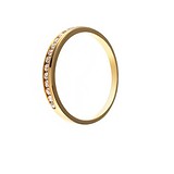 Золотое обручальное кольцо с бриллиантами, 1627479