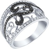 Женское золотое кольцо с бриллиантами, 1646167