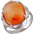 Женское серебряное кольцо с тигровым глазом - фото 1