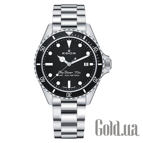 

Швейцарские часы Edox, Мужские часы SkyDiver 70s 53017 3NM NI
