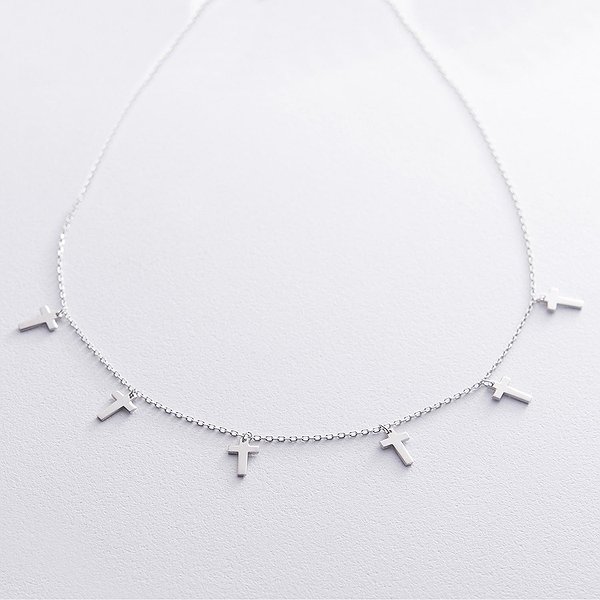 Серебряное колье