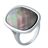 Женское серебряное кольцо с перламутром (2041863), фотографии