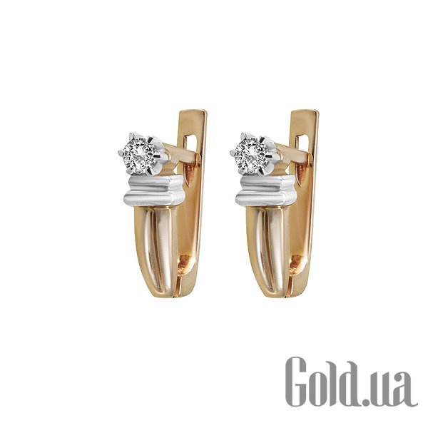 

Серьги Lurie Jewelry, Золотые серьги с бриллиантами