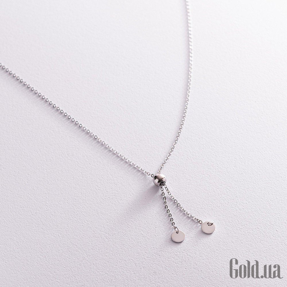 Серебряное колье onx181169