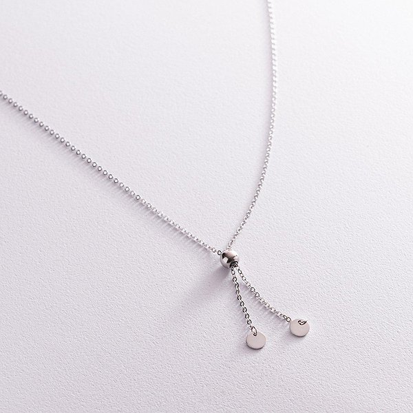 Серебряное колье onx181169