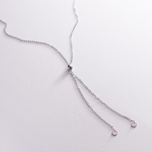 Серебряное колье onx181169 – изображение 2