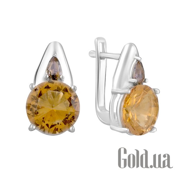 

Серьги Fresh Jewelry, Серебряные серьги с топазами