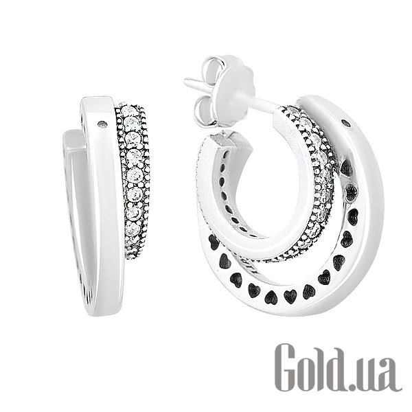 

Серьги-гвоздики Fresh Jewelry, Серебряные серьги с куб. циркониями