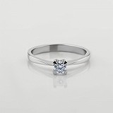 Золотое кольцо с бриллиантом, 1795415