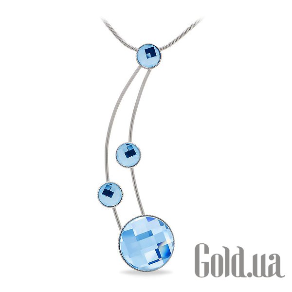 

Женские колье и кулоны Kobi, Стальной, Кулон с цепочкой с кристаллами Swarovski