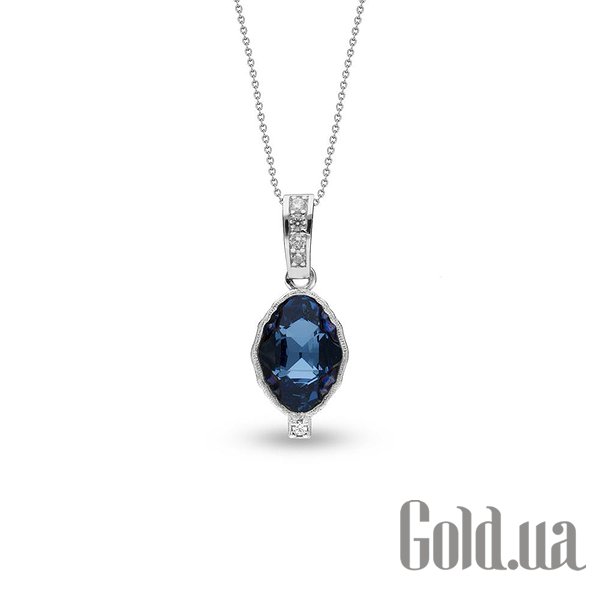 

Женские колье и кулоны Spark, Стальной, Кулон с цепочкой с кристаллами Swarovski