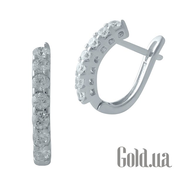

Серьги Fresh Jewelry, Серебряные серьги с куб. циркониями