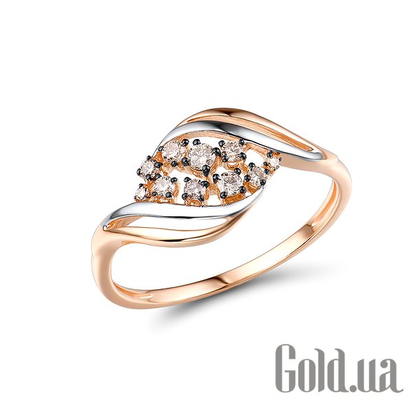 

Кольцо Lurie Jewelry, Женское золотое кольцо с бриллиантами , 16.5