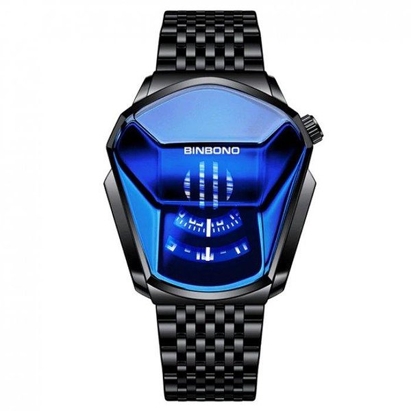 Hemsut Мужские часы Binbono Black 2559