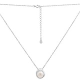 Серебряное колье с культив. жемчугом, 1794904