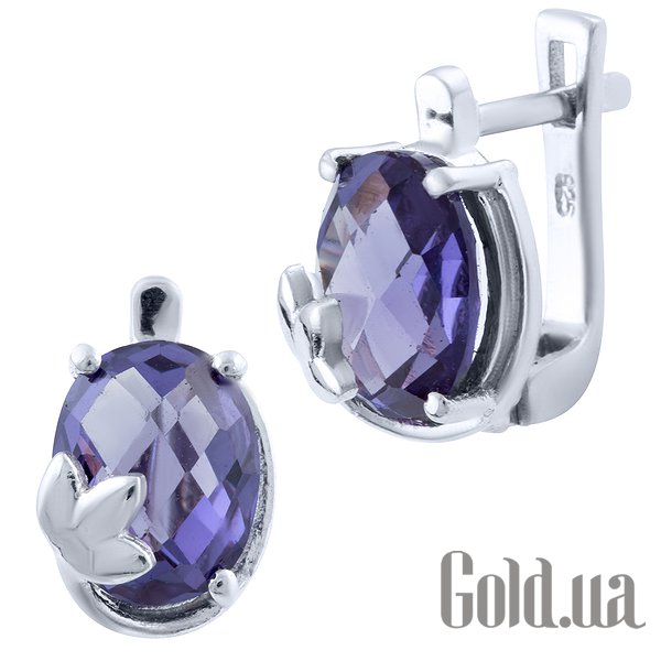 

Серьги Fresh Jewelry, Серебряные серьги с александритами