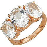 Женское золотое кольцо с топазами, 1618009