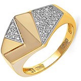 Kabarovsky Женское золотое кольцо с бриллиантами, 1647449
