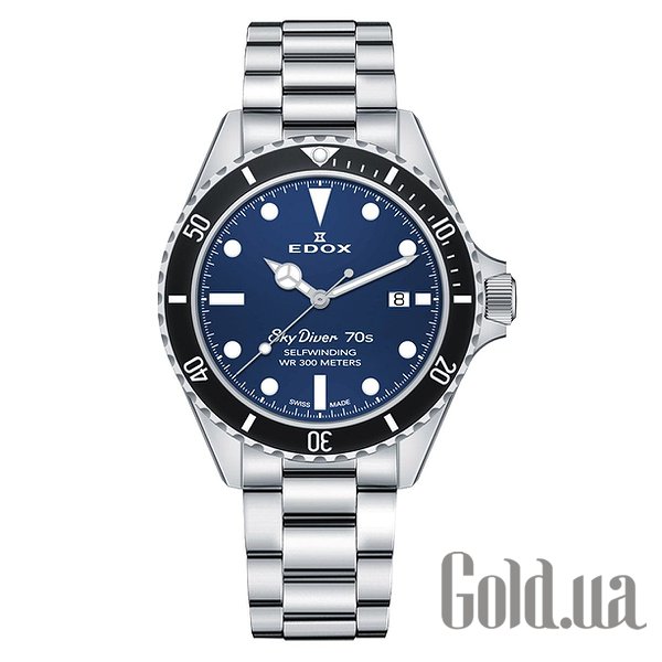 

Швейцарские часы Edox, Мужские часы SkyDiver 70s 80112 3NM BUI