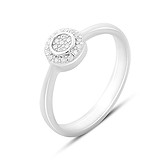 Серебряное кольцо с куб. циркониями, 1791321