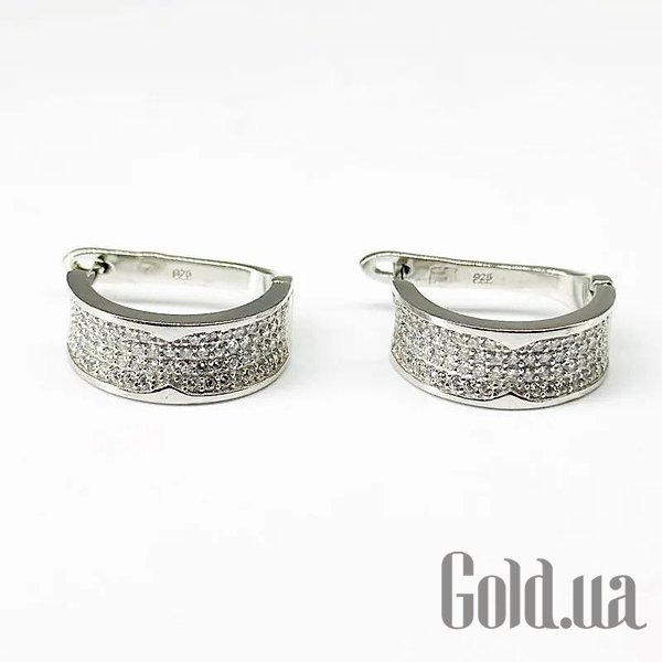 

Серьги Silvex925, Серебряные серьги с куб. циркониями