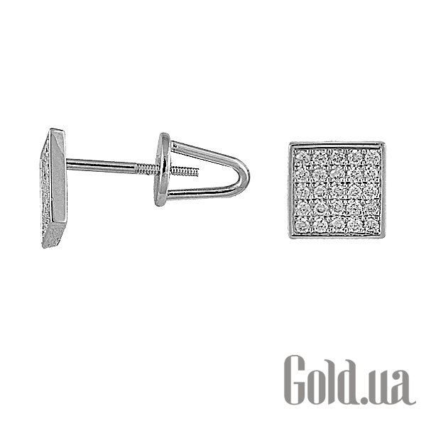 

Серьги-гвоздики Lurie Jewelry, Золотые серьги с бриллиантами