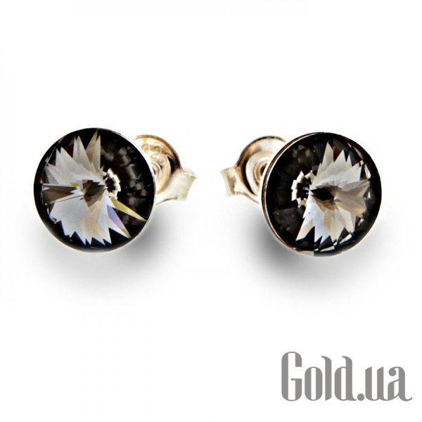 

Пусеты (гвоздики) Spark, Стальной, Серьги с кристаллами Swarovski