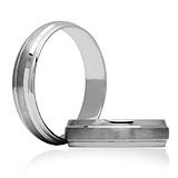 Серебряное обручальное кольцо, 1665882