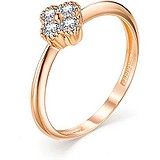 Золотое кольцо с бриллиантами, 1666906