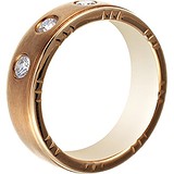 Золотое обручальное кольцо с бриллиантами, 1673050