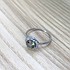 Женское серебряное кольцо с султанитом и куб. циркониями - фото 3