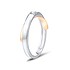 Обручальное золотое кольцо с бриллиантом - фото 3
