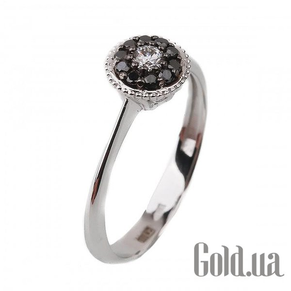 

Кольцо Украина, Золотое кольцо с бриллиантами, 17.5